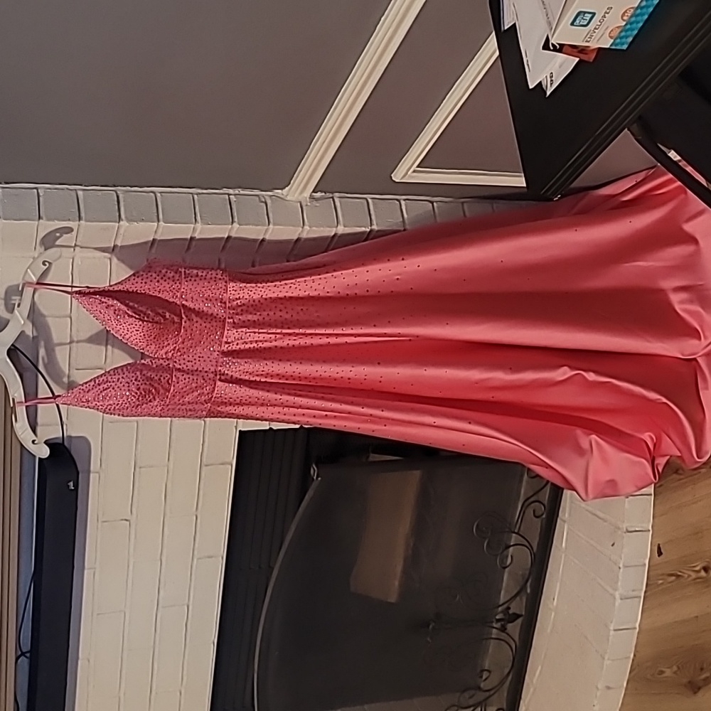 Pink prom dress